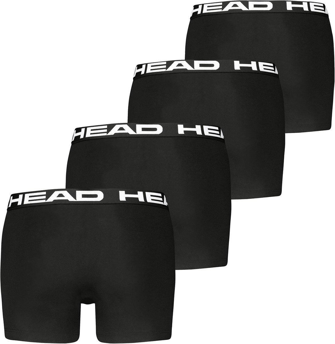 Head Basic boxerbroek voor heren, shorts, ondergoed, set van 4