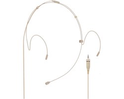 SubZero Headset Mic, Compatibel met Sennheiser Draadloze Systemen, Beige