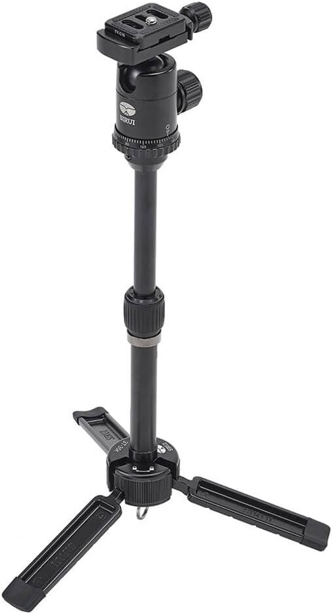 Compacte Tafelstatief en Videohandtripod Zwart - Lichtgewicht Flexibel Statief