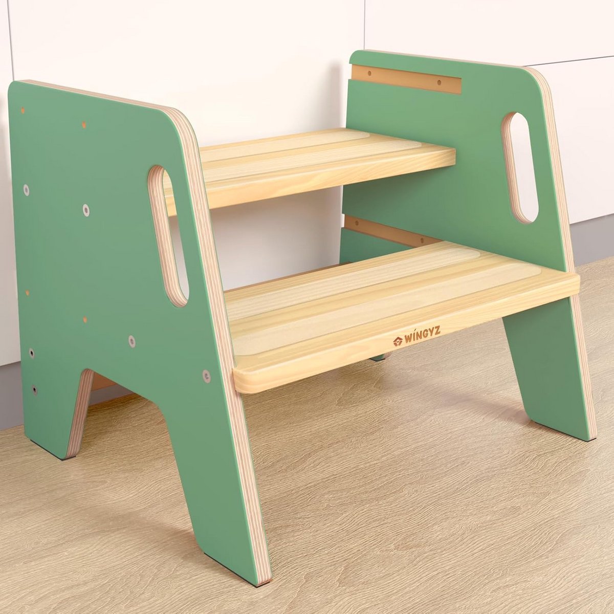 Kinder Trapkrukje - Veilig en Stevig Zitje voor Kinderen - Groen