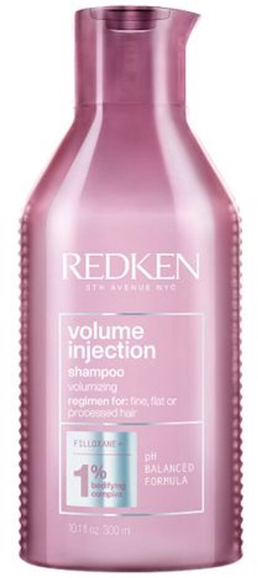 Redken Shampoing Volume Injection - Lifte avec brillance et donne plus de corps à tous les types de cheveux - 300ml