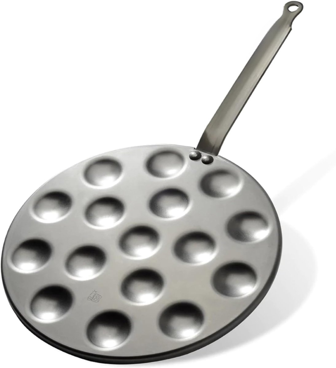 Aurixi® Poffertjespan electrisch - Poffertjespan - Poffertjespannen - Zilver - 27cm x 27cm x 3cm