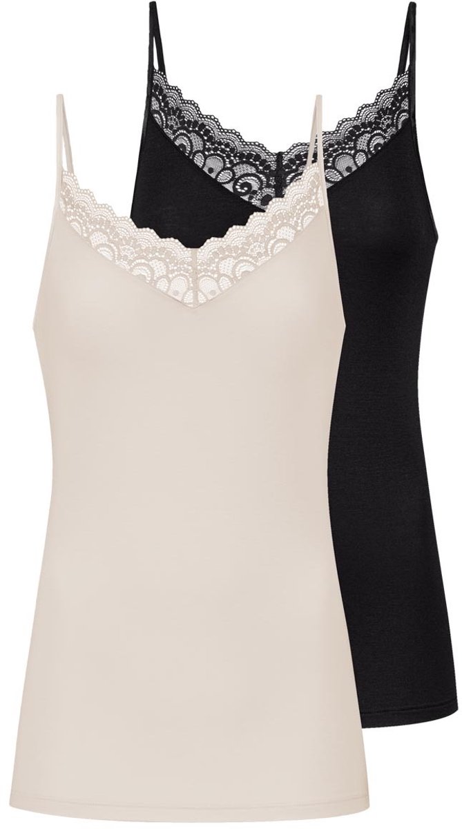 Mey Dames spaghettitop 2 pack Amour