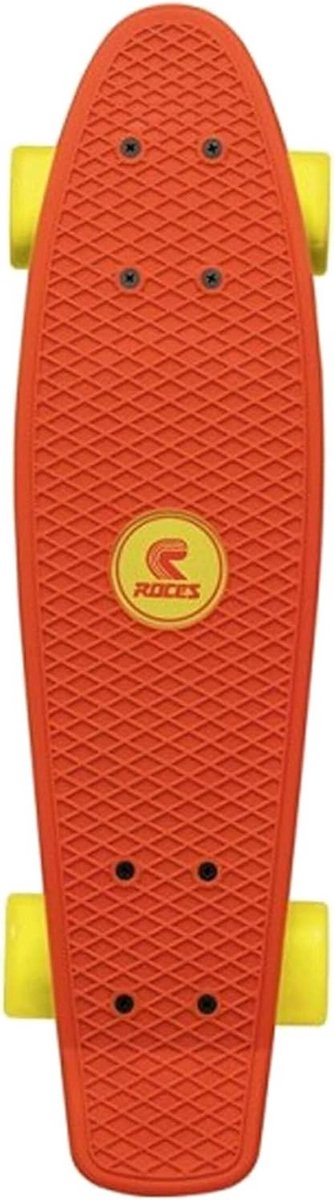 Minicruiser Skateboard Compleet Compact Board met ABEC 7 Lagers Geel