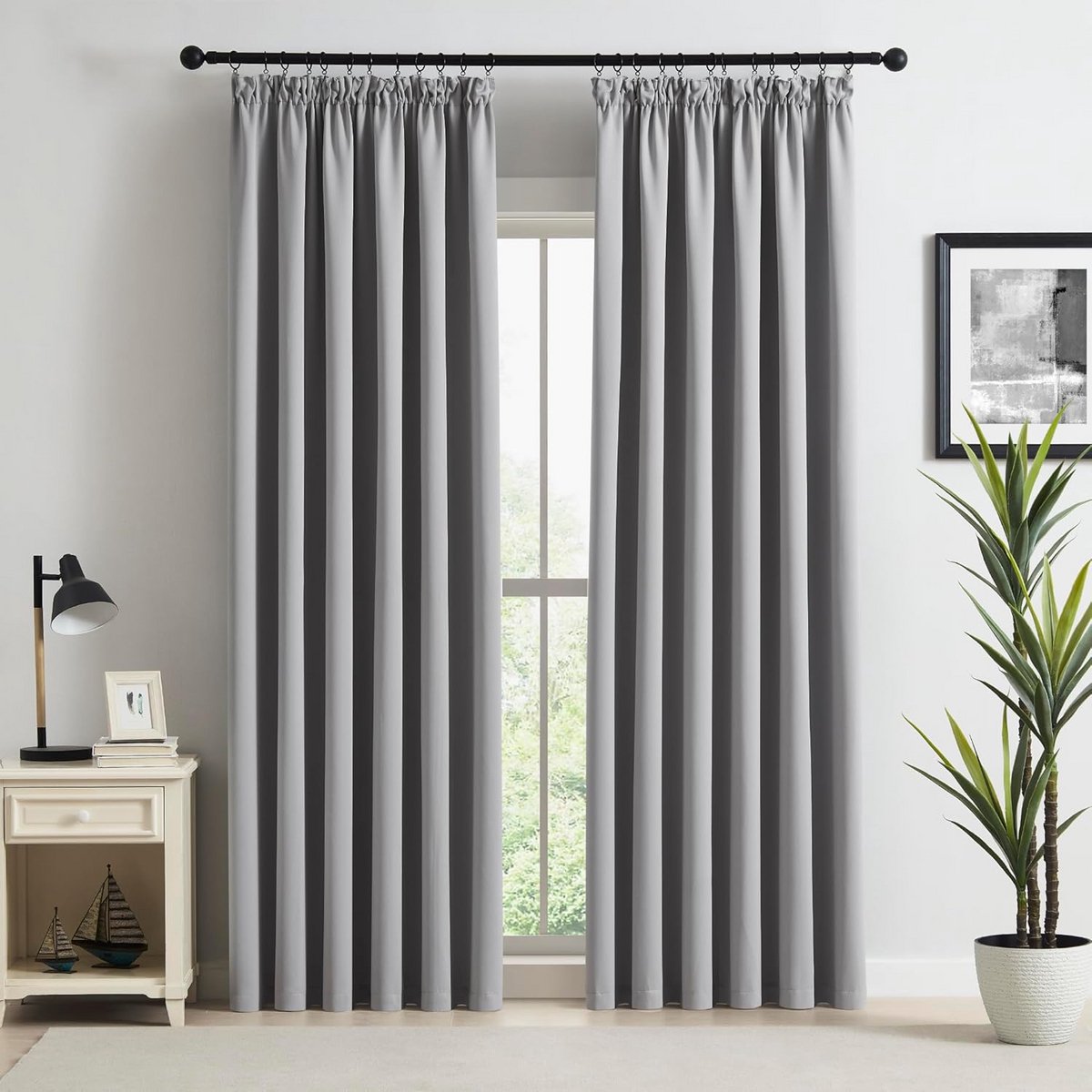Verduisterende Gordijnen met Pennenplooi (2 Stuks) - 180x228 cm - Absorberend en Thermisch