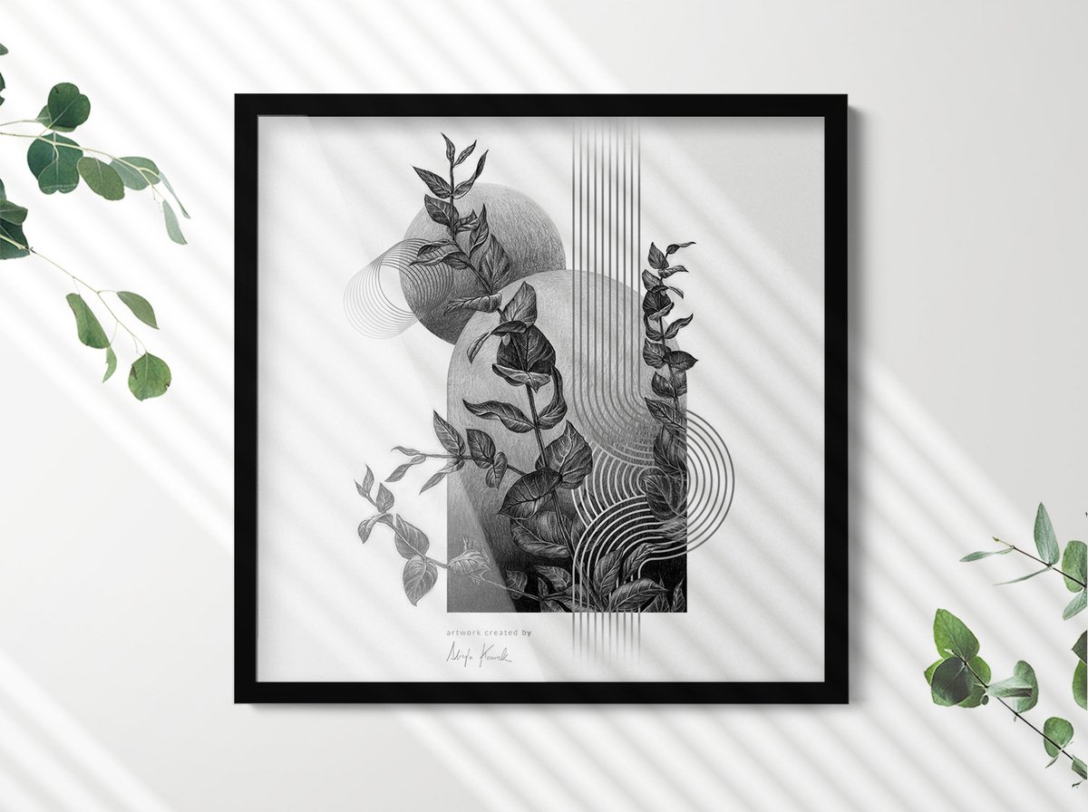 Coloray Zwarte Fotolijst - Minimalistische Fotolijst Zwart - 50x50 cm - Lijst Voor Foto’s - Zwart Fotolijst - Minimalistische Fotolijst - Fotolijst Voor Slaapkamer - Strakke Fotolijst - Fotolijst Voor Kunstwerk