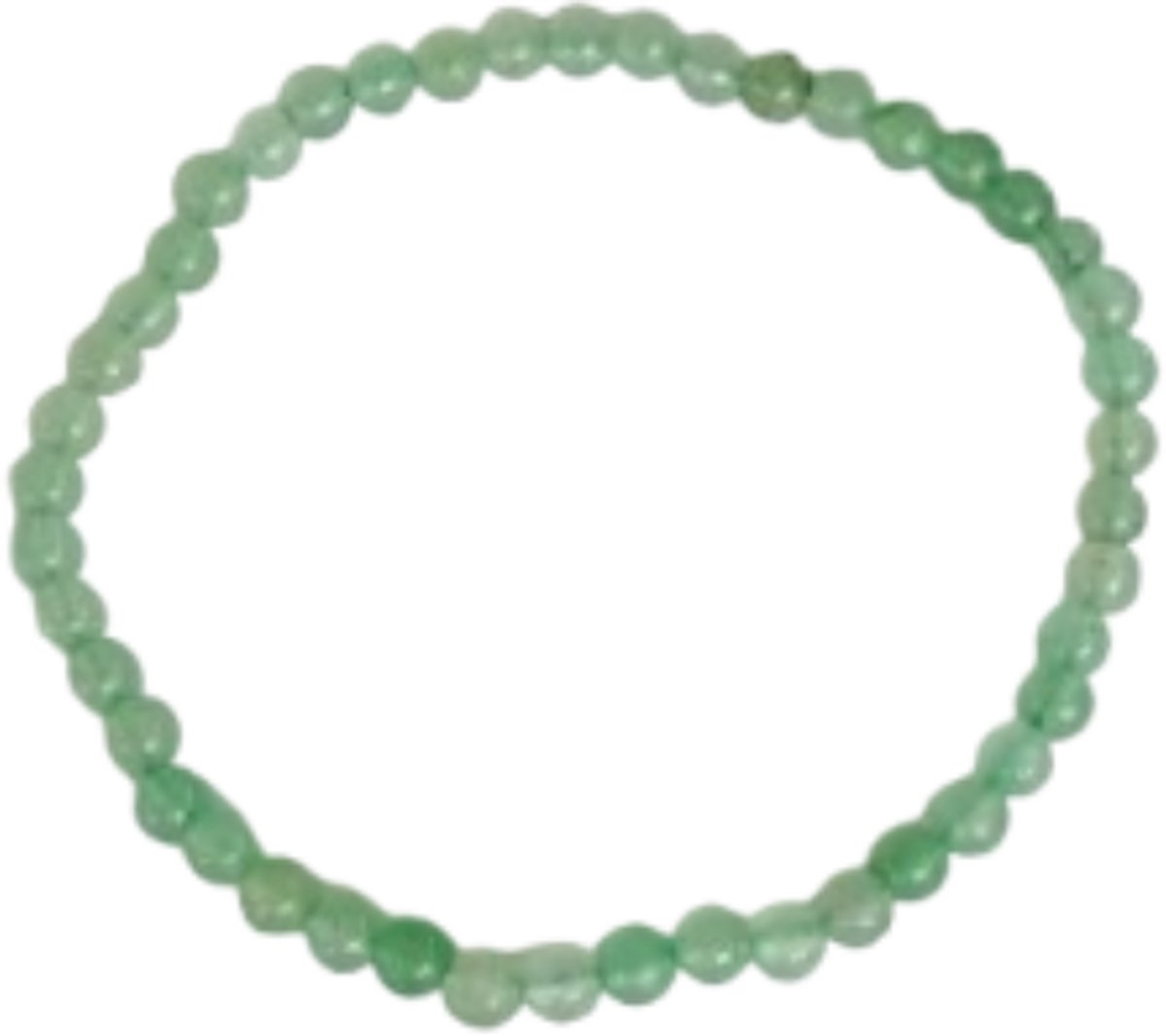 Aventurijn edelstenen armband 4 mm groen hart chakra beschermend