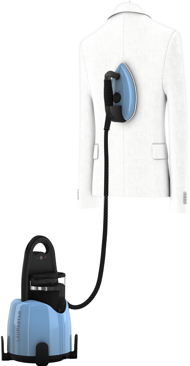 Laurastar Lift Plus Blue Sky Stoomstrijkijzer, 3-in-1 Strijkstation, dat je kleding ontvouwt, Strijkt en reinigt, Hygiënische Stoom, Afneembare watertank, Groenicaal Strijken, Automatische oprolling — afbeelding 7