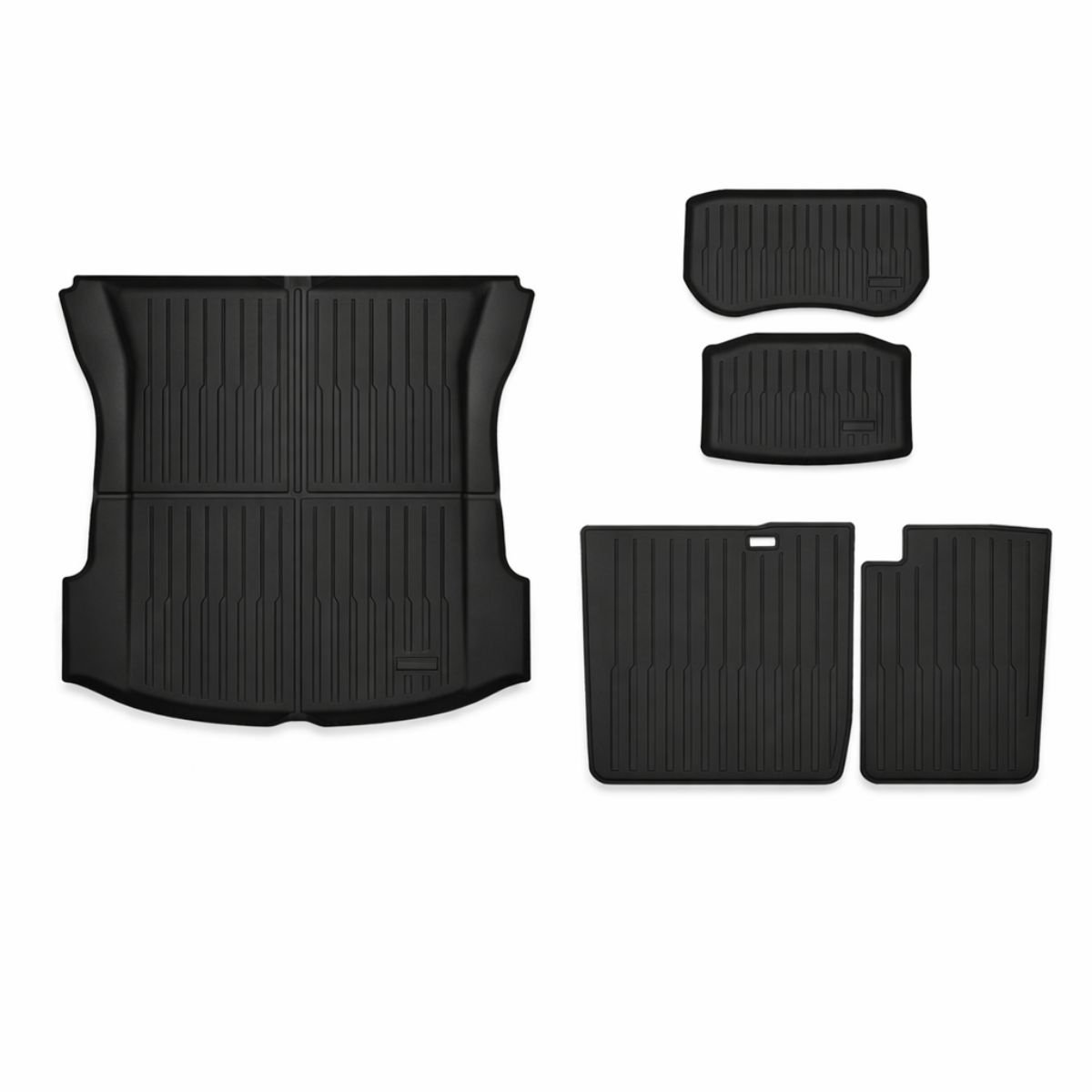 Tesla Model 3 2019-04/2021 Kofferbak Beschermingsset Rubber - Accessoires Ecoline
