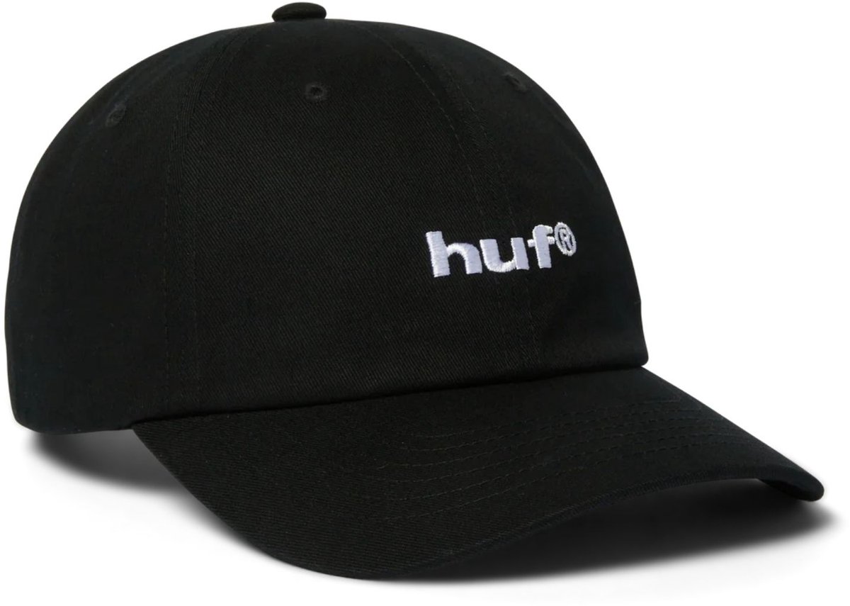 HUF 89 Embroidered 6 Panel Trend Caps / Skate Zwart