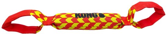 KONG Maxx Tug - Jouet à tirer - 42x13x8 cm - Grand - Rouge et Jaune