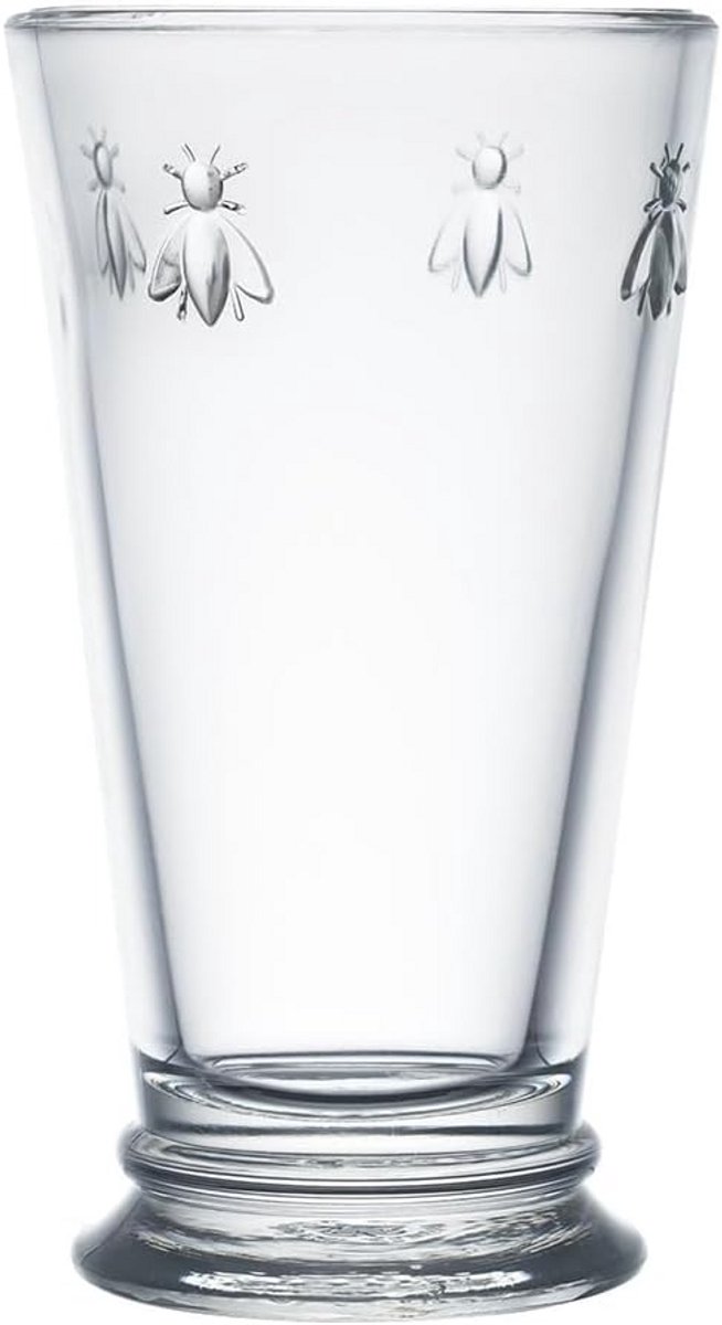 Set van 6 Longdrinkglazen 460 ml met Bij-motief voor Drankjes en Cocktails