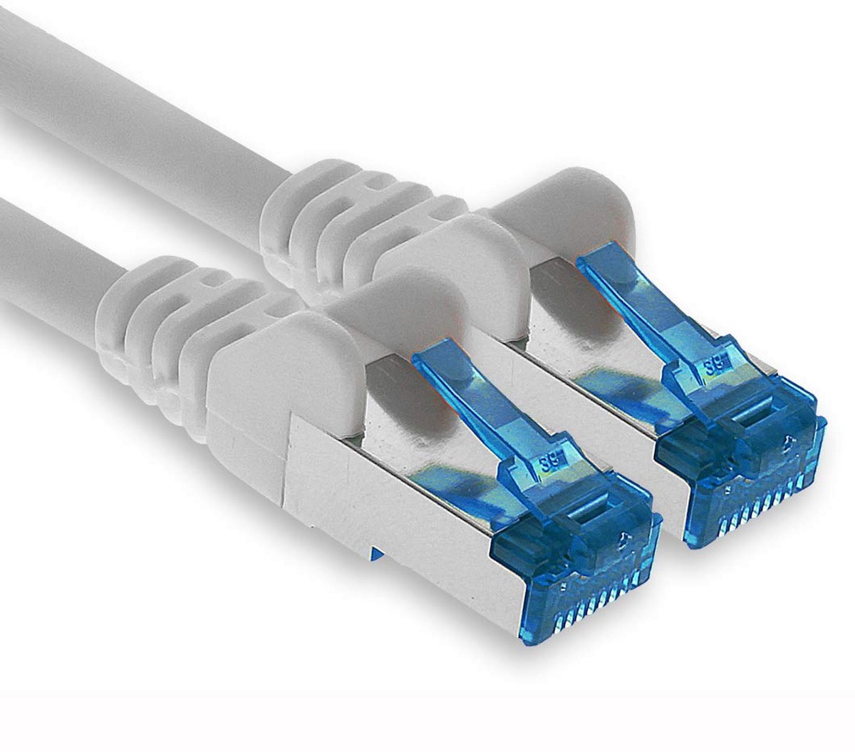 5 Meter CAT6A Netwerkkabel 10 Gigabit Ethernet LAN Patchkabel Wit