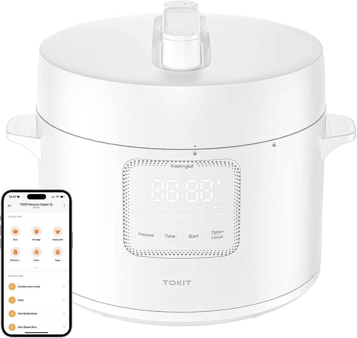 Rijstkoker met Stomer - Multicooker - Warmhoudfunctie - Recepten