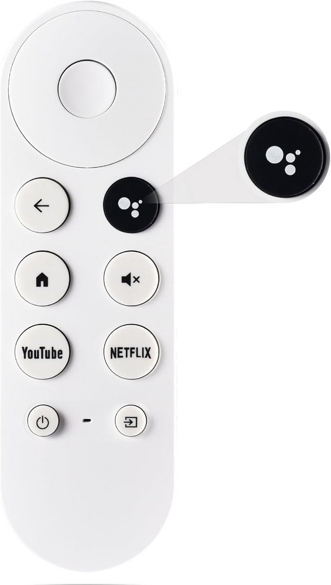 Universele Spraakafstandsbediening voor Google TV Streamers