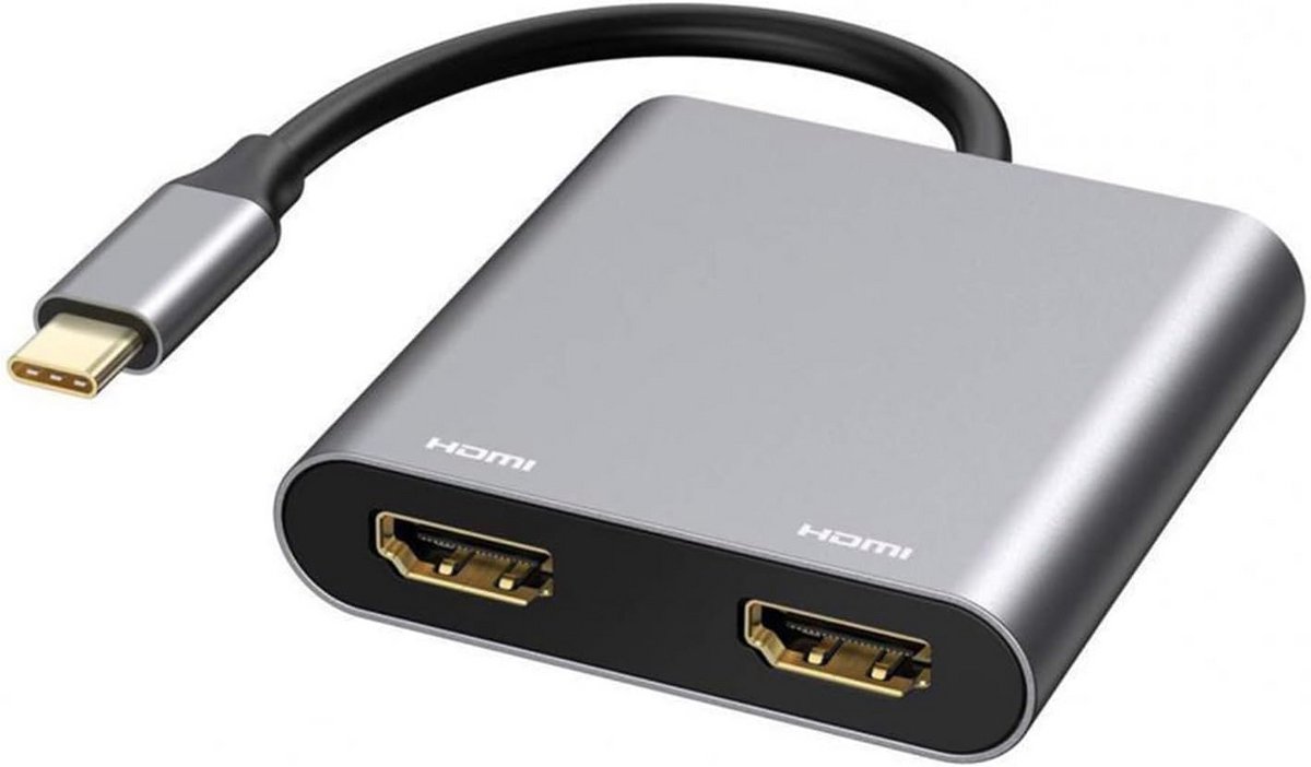 Docking Station Laptop 2x HDMI - Splitter Laptop - USB-C - Universeel - Accessoire
