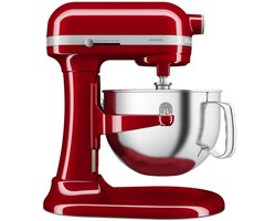 KitchenAid keukenmachine - Artisan - In hoogte verstelbare kom - 375 W - 11 snelheden - 3 RVS accessoires - 5,6L - Keizerrood