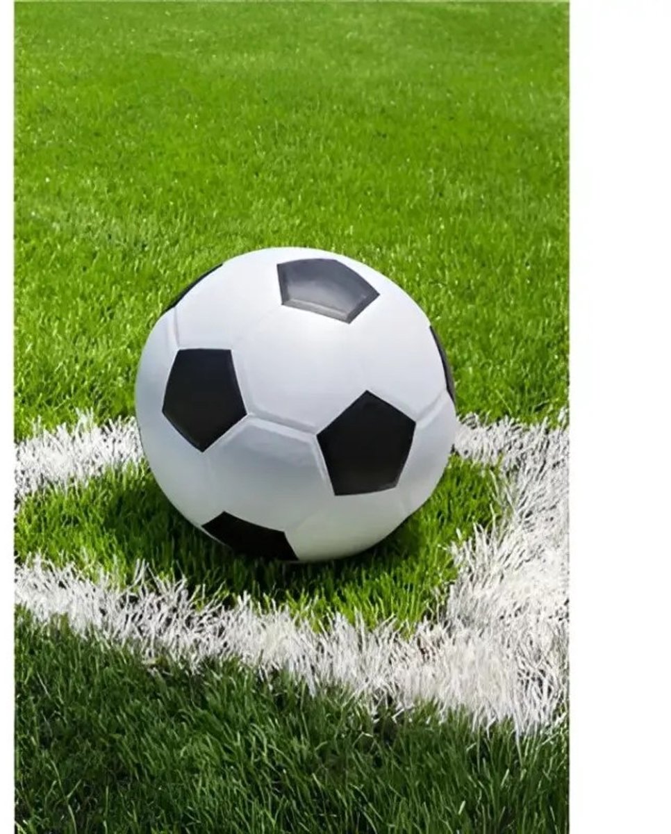 Voetbal fleece deken 100 x 150 cm
