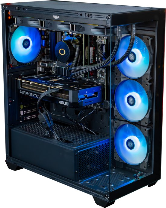 FlowUP Fighter 2 - Gaming PC - Ryzen 7 5700X - NVIDIA RTX 5070 - 32GB - 1TB - Waterkoeling