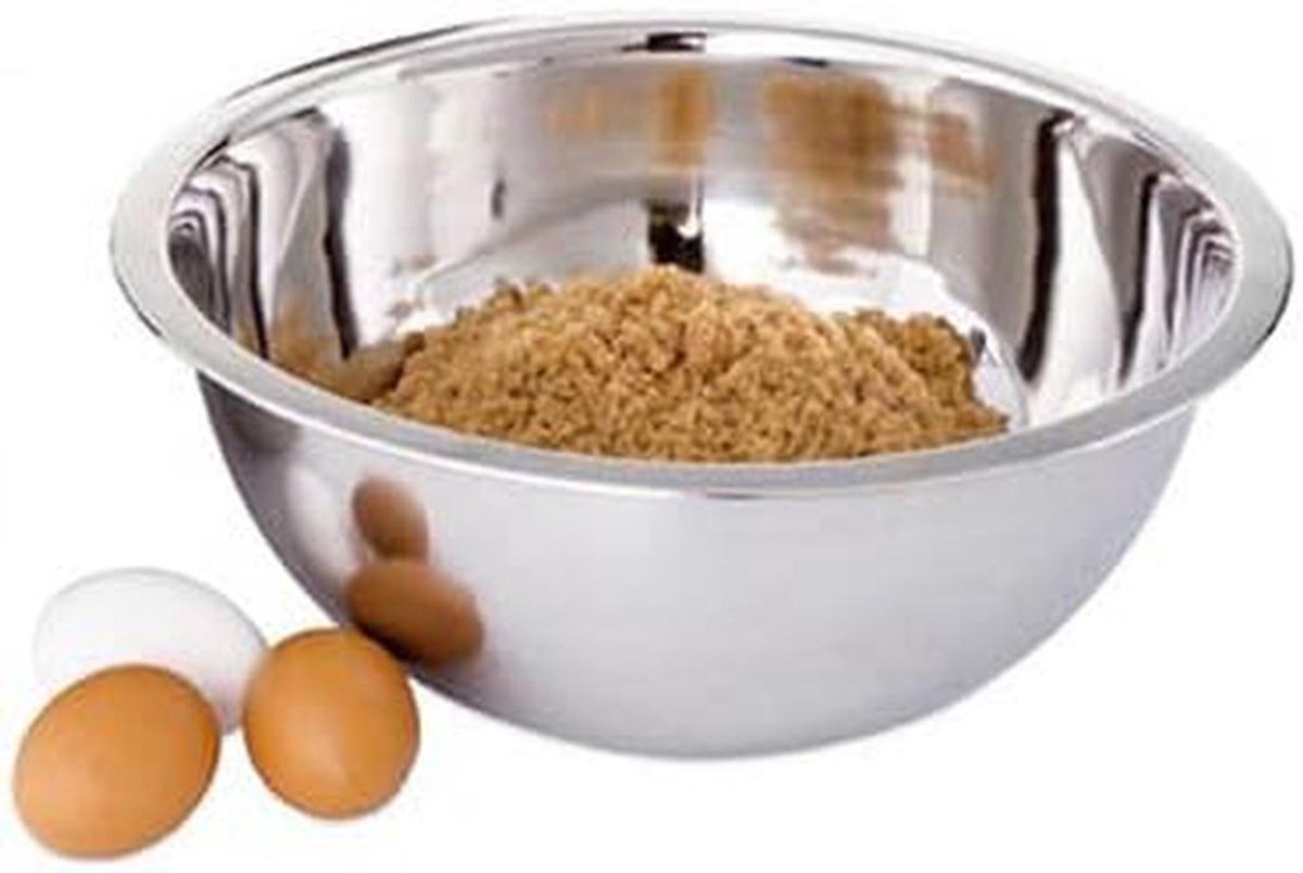 RVS Mengkom 2.8 Liter – Extra Diep en Gepoetst – 23 cm Diameter