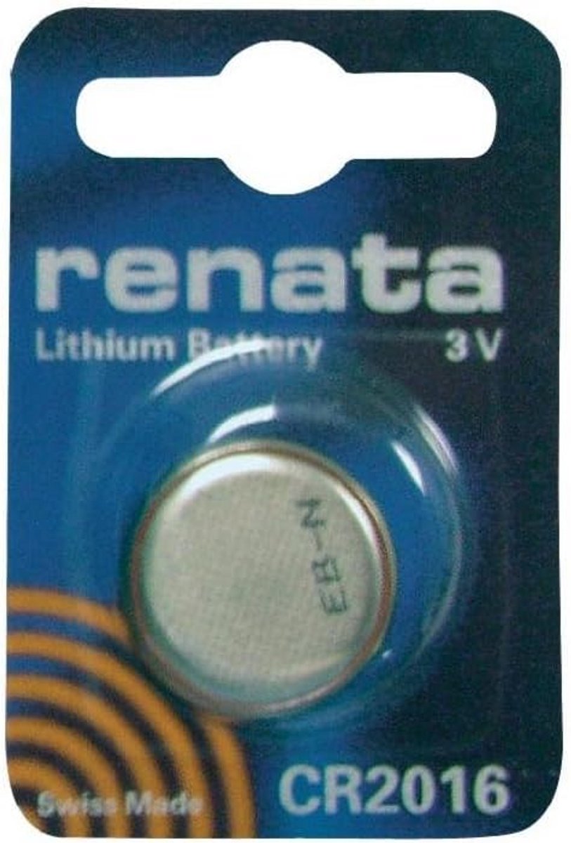 Lithium Knoopcel CR2016 Batterij 3V - Geschikt voor Horloges en Elektronica (1 Stuks)