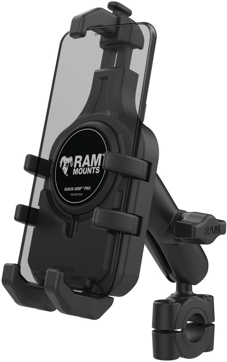Quick-Grip™ Pro telefoonhouder met Medium Torque™ basis