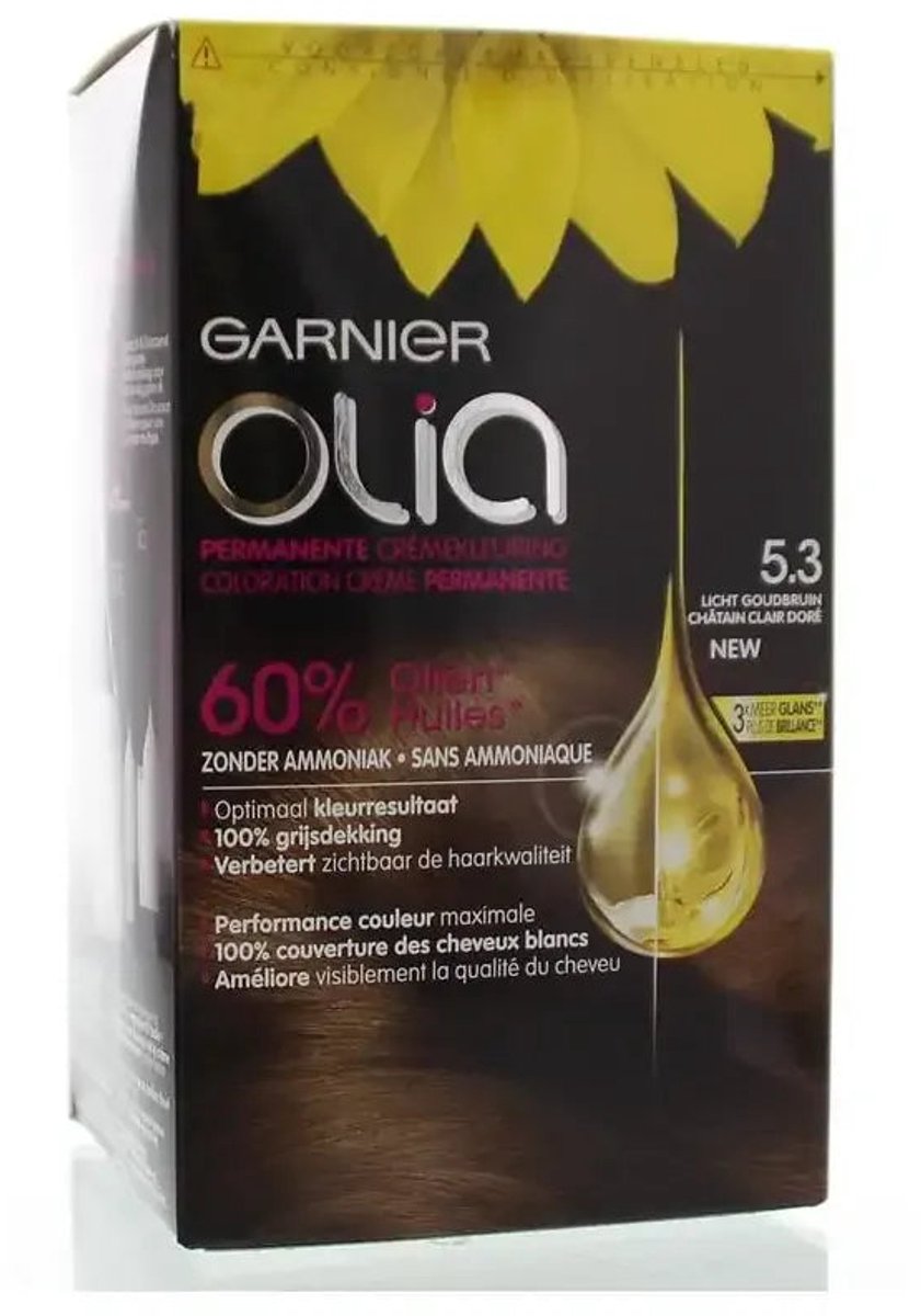 Garnier Olia Haarverf -5.3 - Licht Goudbruin