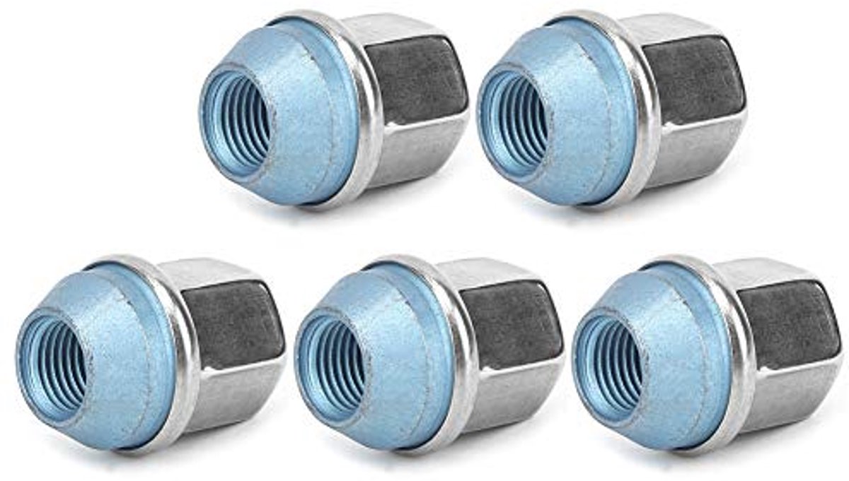 Wheel Nut Set, LR001381, 5 Pieces Steel Wheel Nuts Set Suitable for Discovery Sport/LR2/Range Rover Evoque/Velar