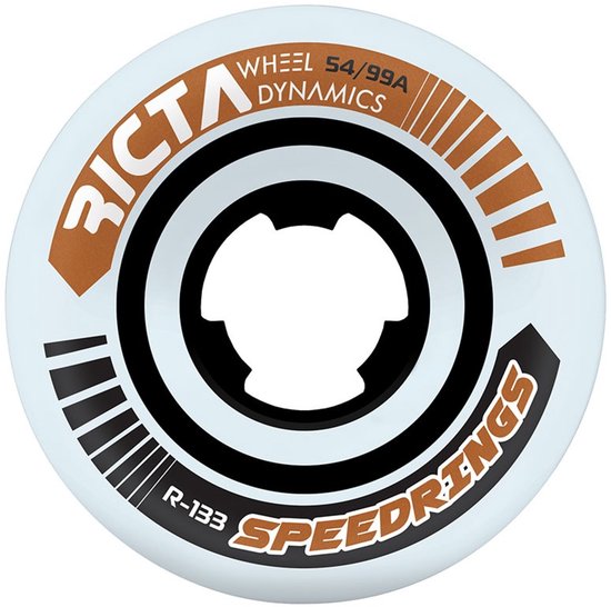 Ricta Speedrings roues larges 54 mm blanc-bronze