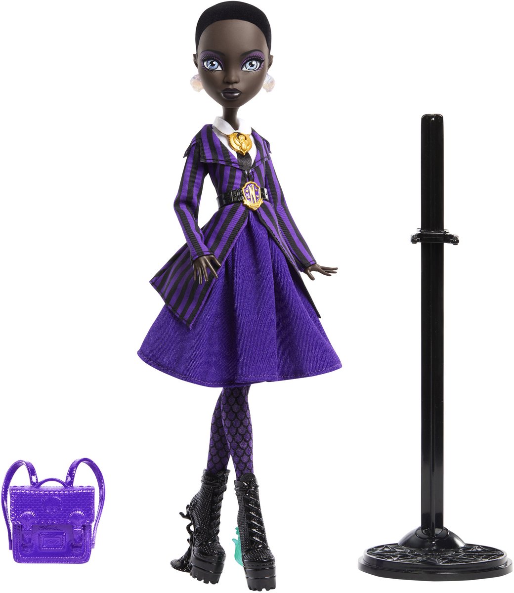 Monster High Wednesday Bianca Barclay - Modepop — afbeelding 5