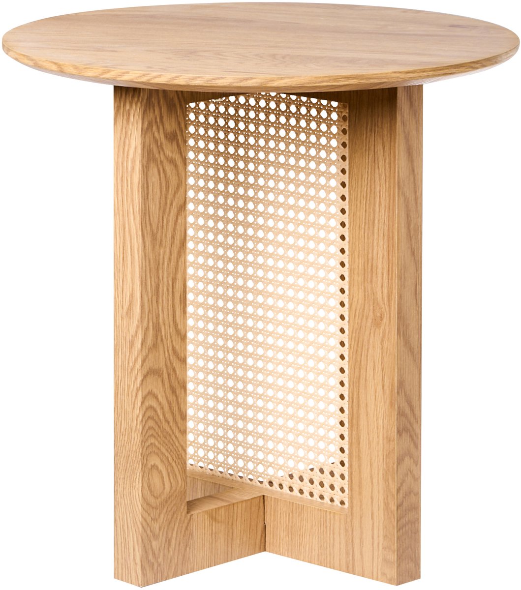 KARLO - Bijzettafel - Lichtbruin - Hout