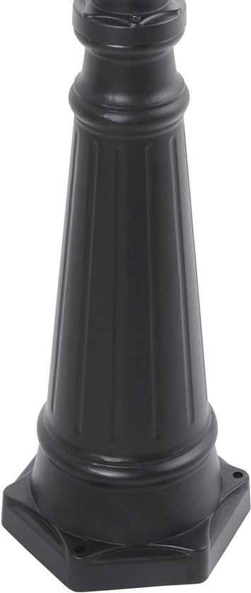 LEMRO - Lampadaire - Zwart - Aluminium/Plastique