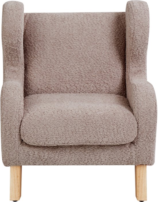 BELIANI FARUM - Kinderfauteuil - Taupe - Bouclé van Merkloos — afbeelding 2