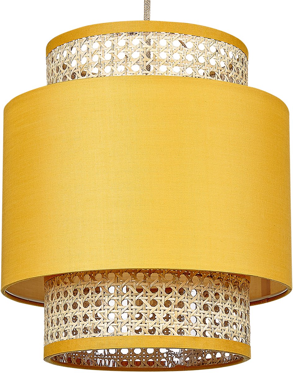 BOERI - Hanglamp - Mosterdgeel - Polyester