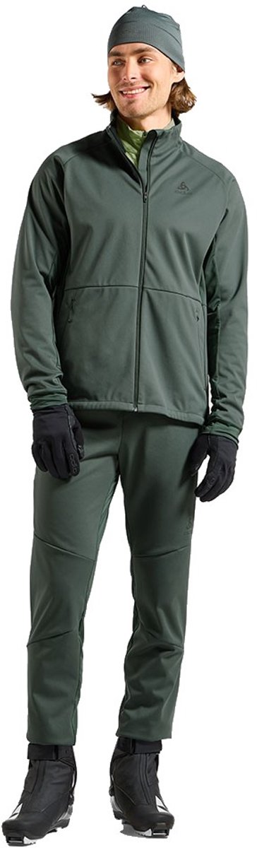Odlo Essential Warm Broek Groen S Man