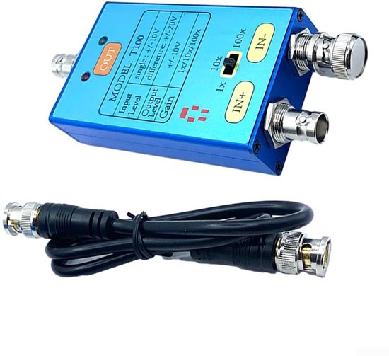 Sonde différentielle pour oscilloscope T100 1X/10X/100X, bande passante — free download