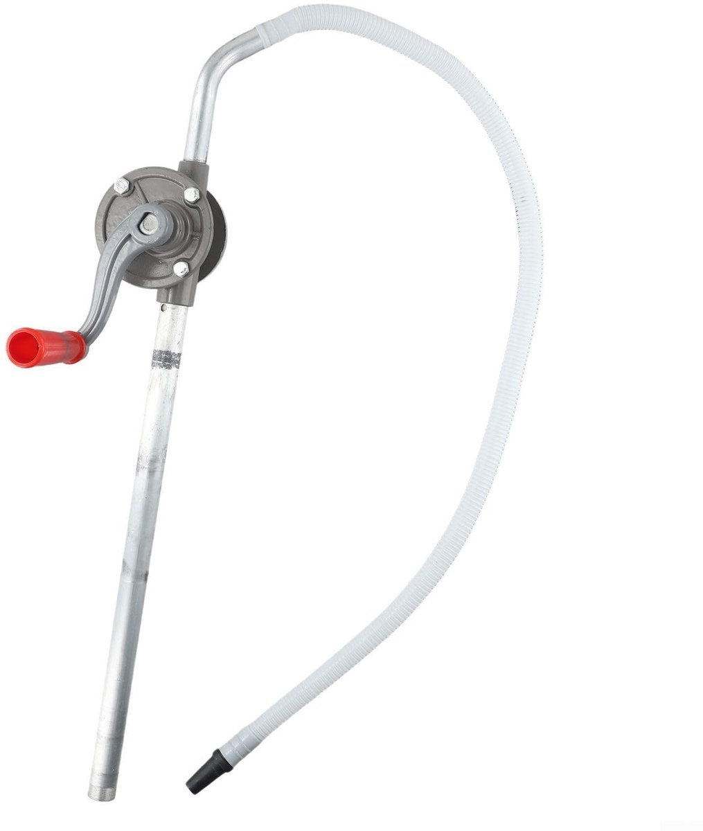 Crank Pump Diesel, Aluminum Crank Pump, Manual Fuel Transfer Pump, Rotary Hand Crank Oil -Barrel Drum Pump