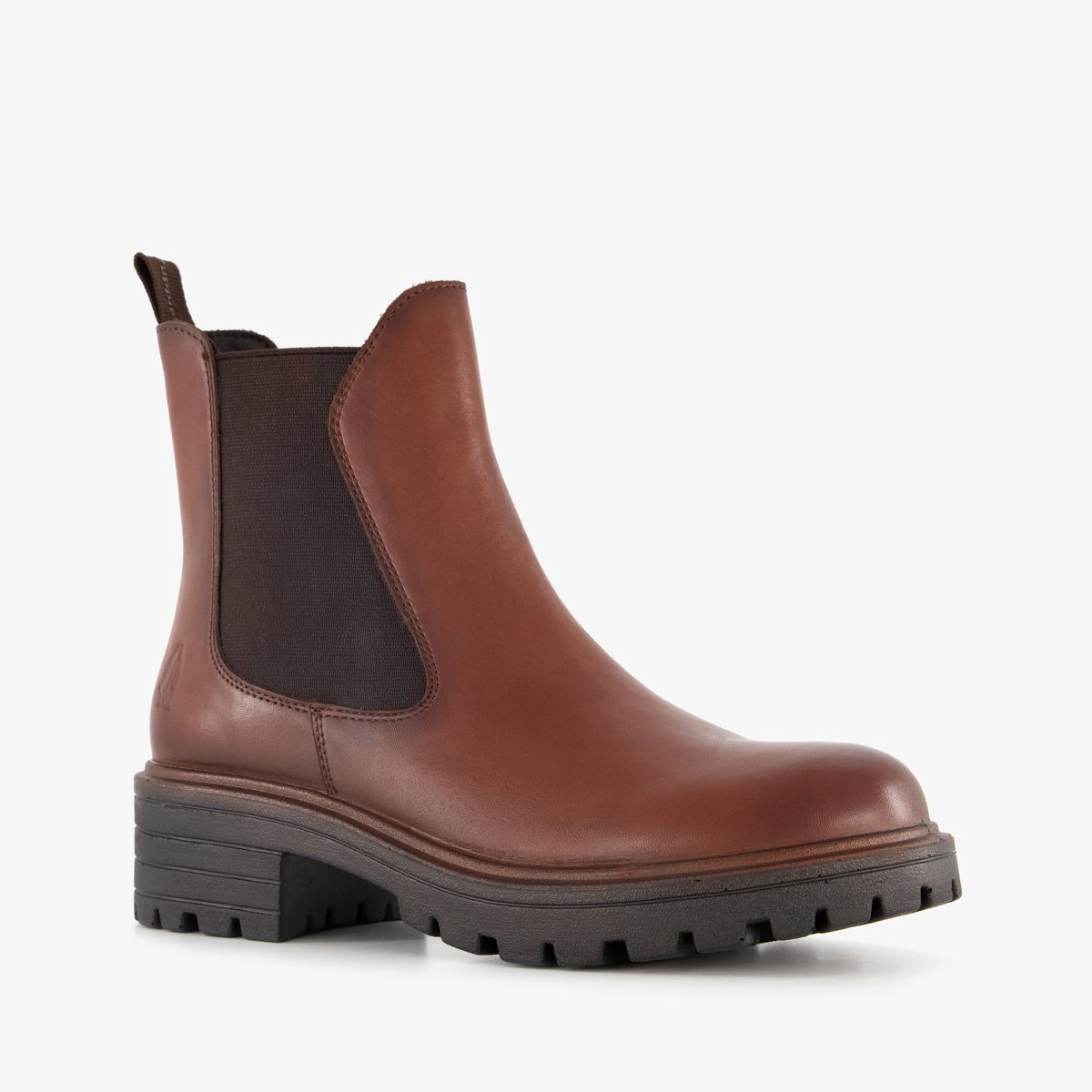 Hush Puppies leren dames Chelsea boots bruin - Maat 41