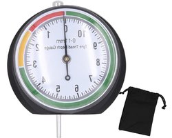 2 stuks Banden-profielmeter - meetbereik 0-11 mm - profieldieptemeter - kleurgecodeerde universele bandenprofielmeter voor motorfiets - auto - vrachtwagen - bandenonderhoud