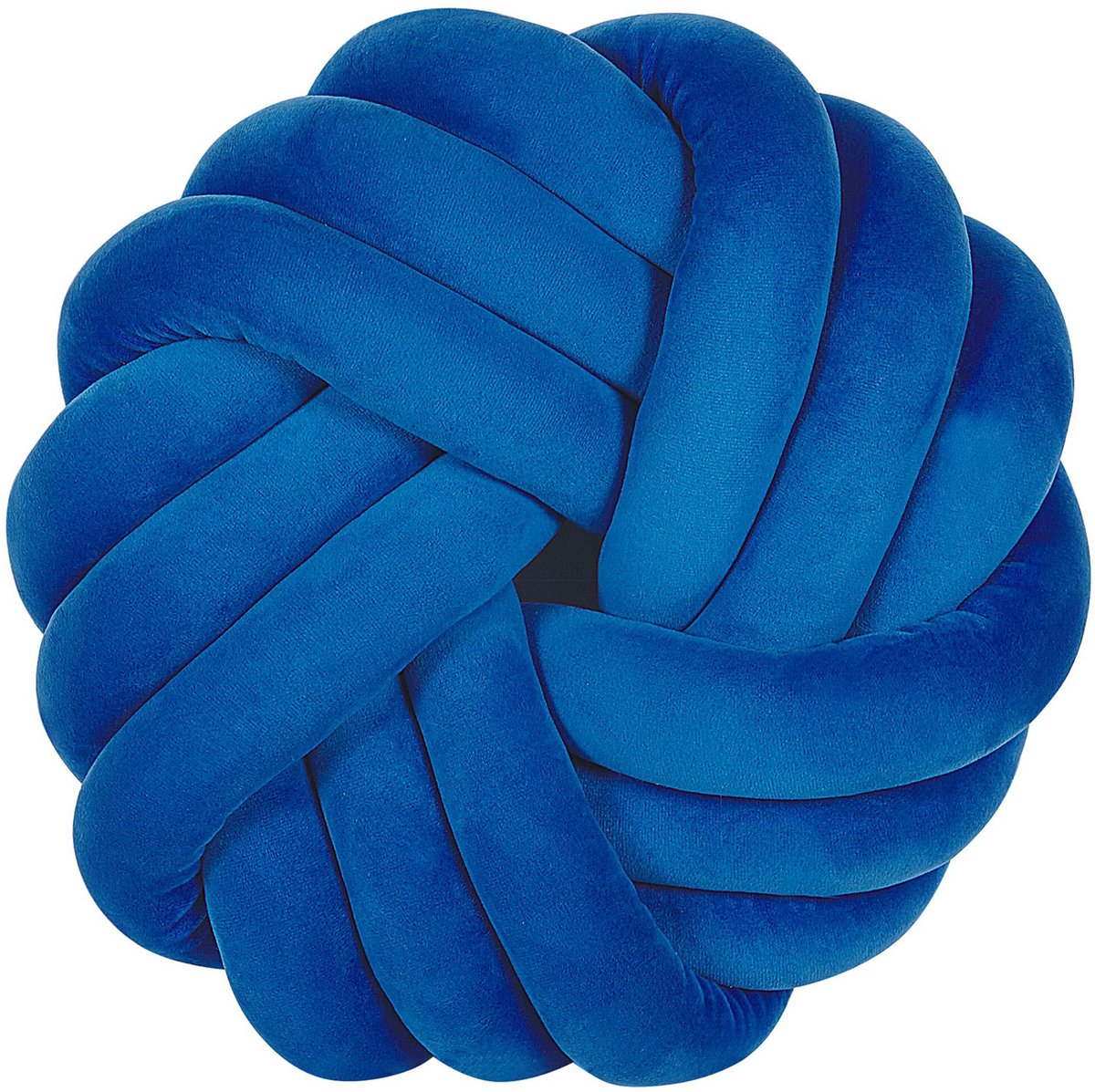 Beliani AKOLA - Sierkussen - Marineblauw - 30 x 30 cm - Fluweel