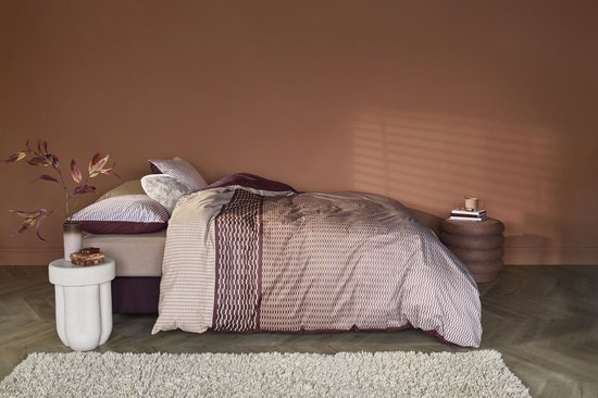 Beddinghouse Yuval dekbedovertrek - Eenpersoons - 140 x 200/220 cm - Terra van Merkloos — afbeelding 5