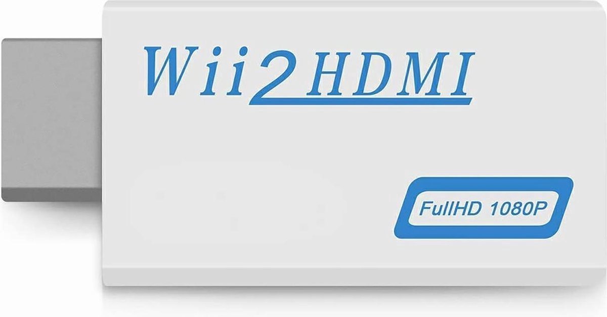 Jumada's Wii naar HDMI Adapter Converter 1080p Full HD Kwaliteit - Wit