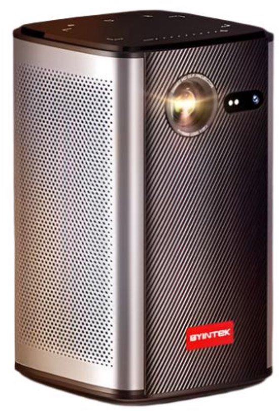 Byintek - P70 - Beamer - Projector Beamer - Mini Meamer - 960x540dpi - 20W - DLP Automatische focus - met WiFi - 300 ANSI Lumens - Zwart