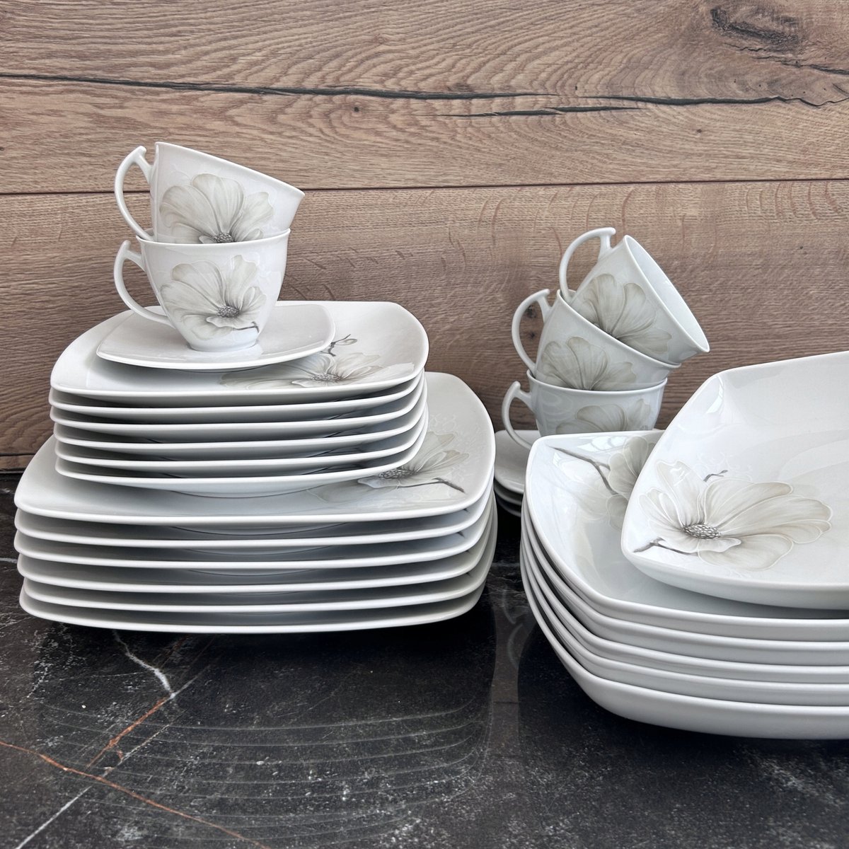 Porseleinen Servies Magnolia Akcent 30-delig voor 6 personen
