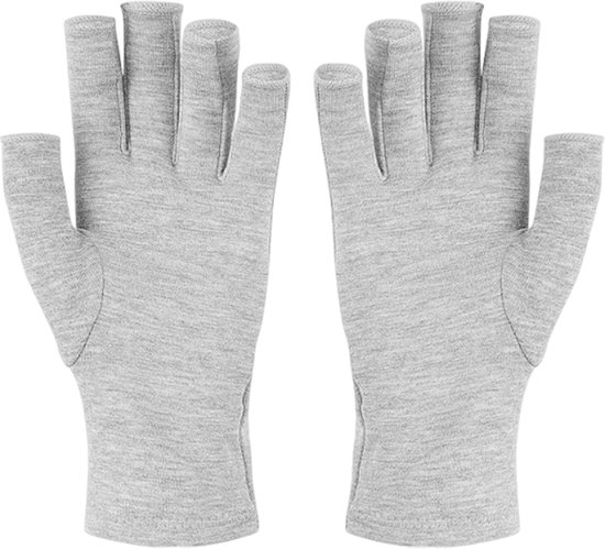 SwirlColor Yoga-handschoenen, 2 paar zwarte vingerloze handschoenen met grip antislip gymhandschoenen voor yoga, oefening fietsen