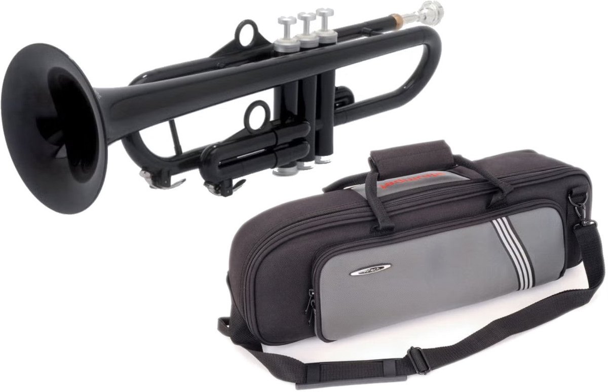 Jiggs pTrumpet hyTech Black hybride trompet