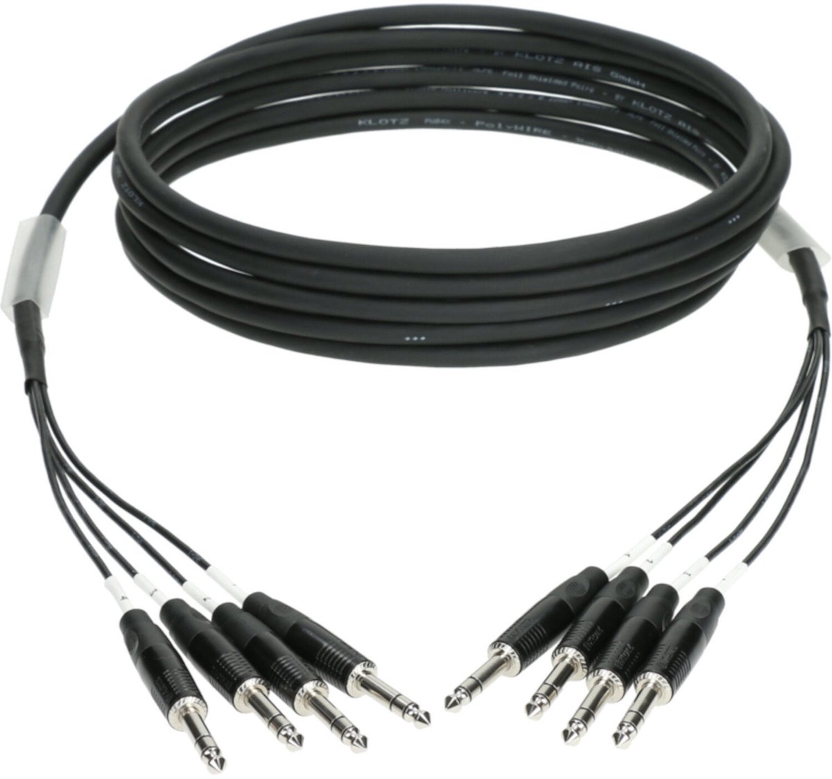 Klotz S04PPA04 4-kanaals gebalanceerde studiomulticore 4 meter