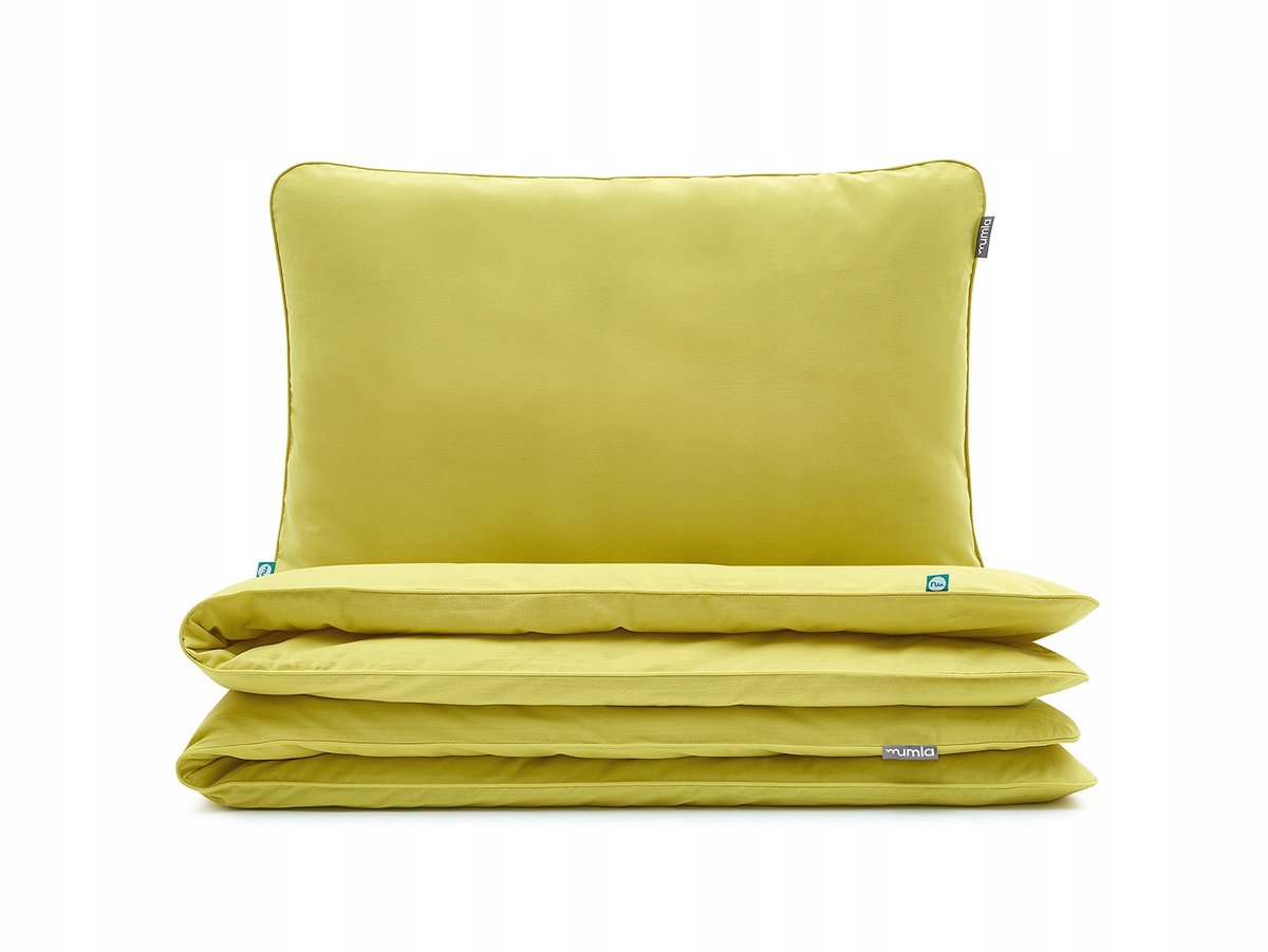 Basic Seledyn beddengoedset 140x200 cm - 100% katoen met ritsen
