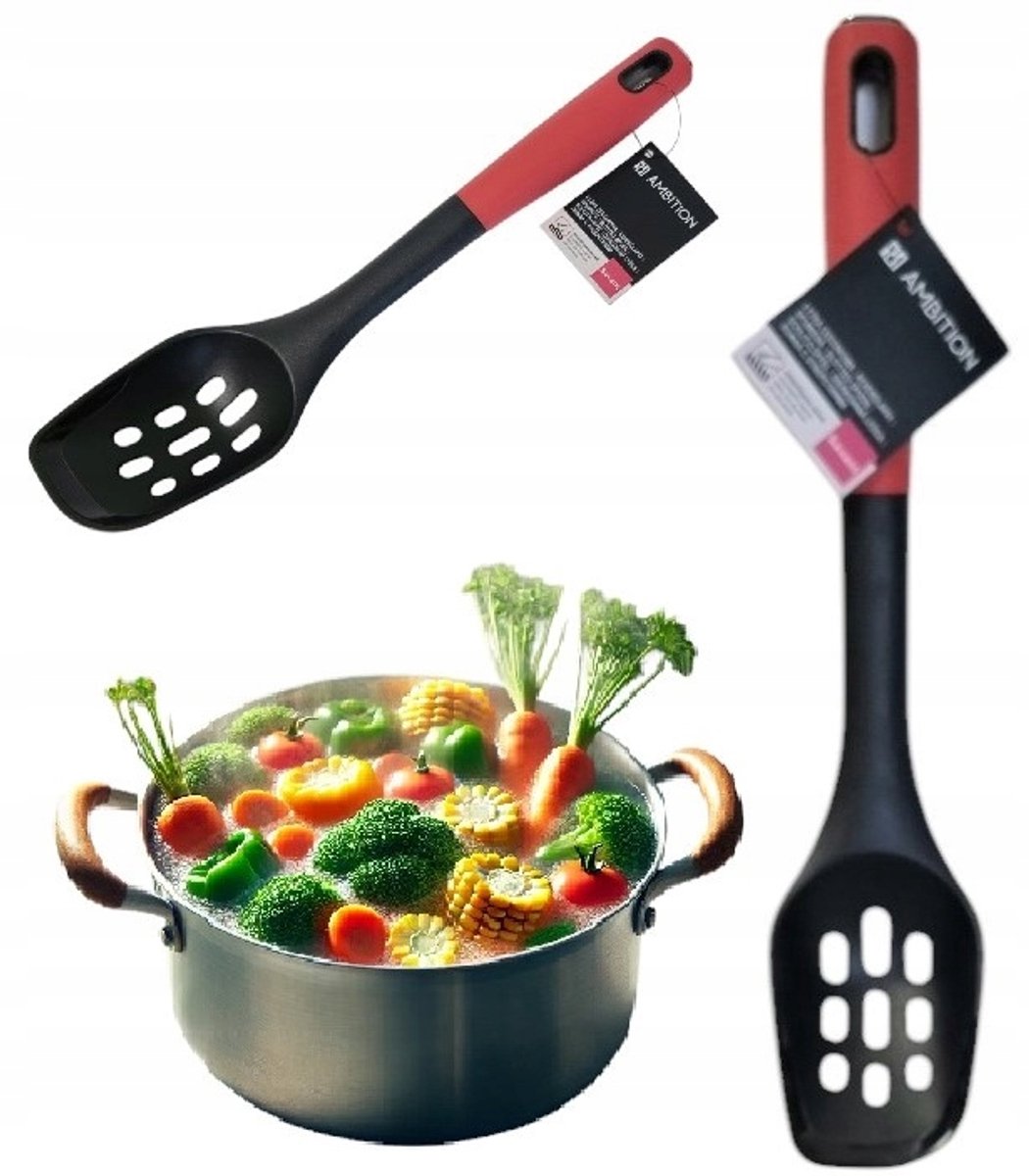 Ambition Savant nylon schuimspaan, hittebestendig, voor dumplings & friet