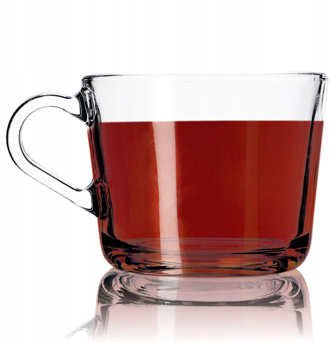 Glazen Mok met Oor 270ml - Ideaal voor Koffie, Thee & Sap